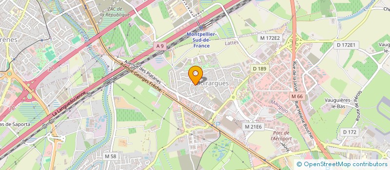 localisation de l'entreprise MADAME AGATHE LIVET à LATTES