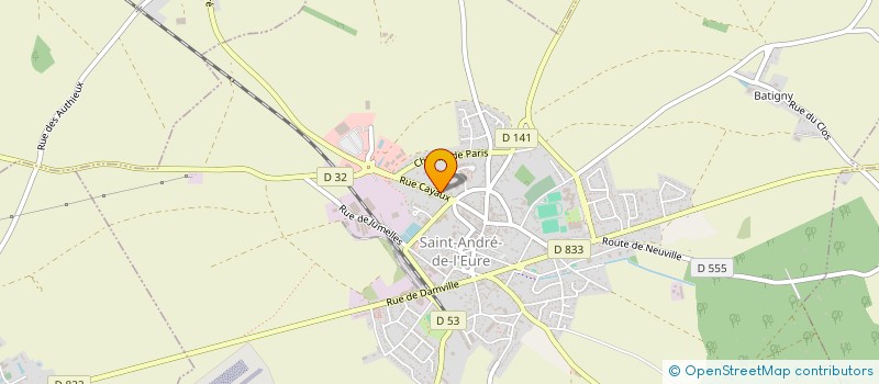 localisation de l'entreprise MADAME AGATHE LOCHET  SAINT-ANDRE-DE-L'EURE