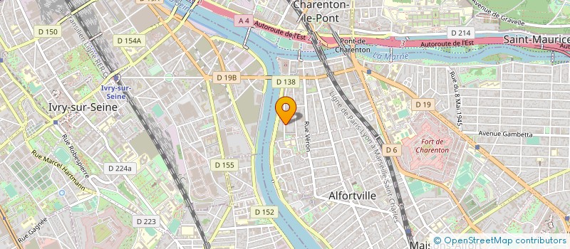 localisation de l'entreprise MADAME AGATHE LOREAU à ALFORTVILLE