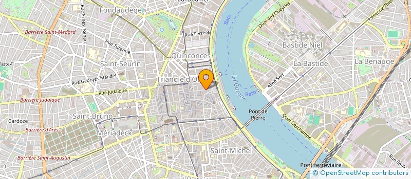 localisation de l'entreprise MADAME AGATHE LORIOT  BORDEAUX