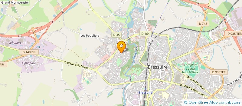 localisation de l'entreprise MADAME AGATHE LUSSET  BRESSUIRE