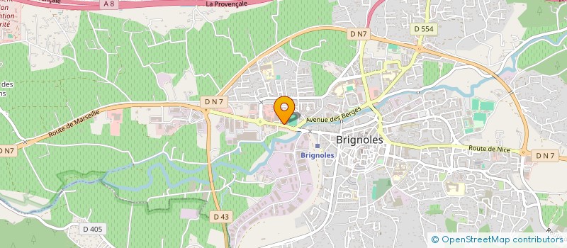 localisation de l'entreprise MADAME AGATHE MAGHERINI  BRIGNOLES