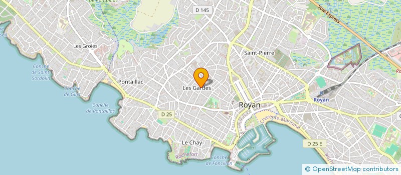 localisation de l'entreprise MADAME AGATHE MALLET  ROYAN