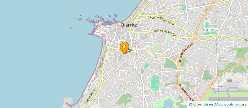 localisation de l'entreprise MADAME AGATHE MARCE à BIARRITZ