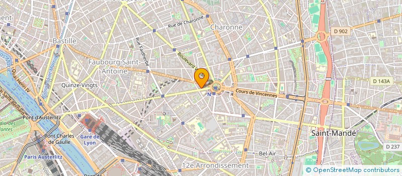 localisation de l'entreprise MADAME AGATHE MARCONI  PARIS