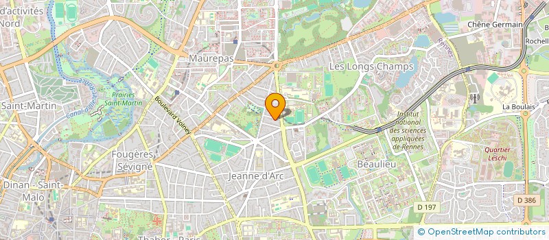 localisation de l'entreprise MADAME AGATHE MARCOUL DE MONTMAGNER DE LOUTE  RENNES