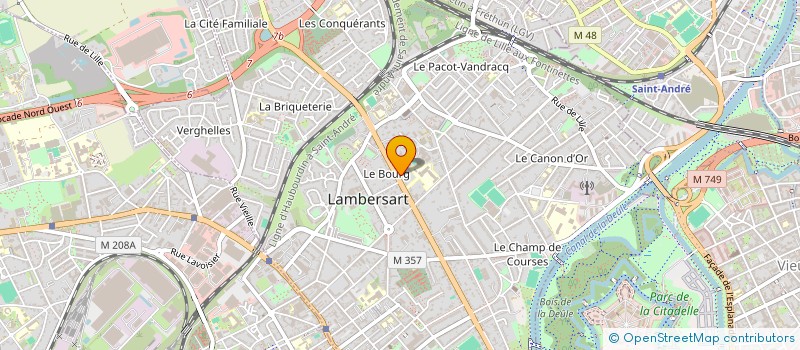 localisation de l'entreprise MADAME AGATHE MARECAILLE à LAMBERSART