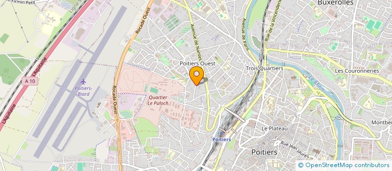localisation de l'entreprise MADAME AGATHE MARIE  POITIERS