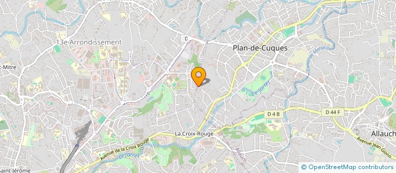 localisation de l'entreprise MADAME AGATHE MARIOTTI  PLAN-DE-CUQUES