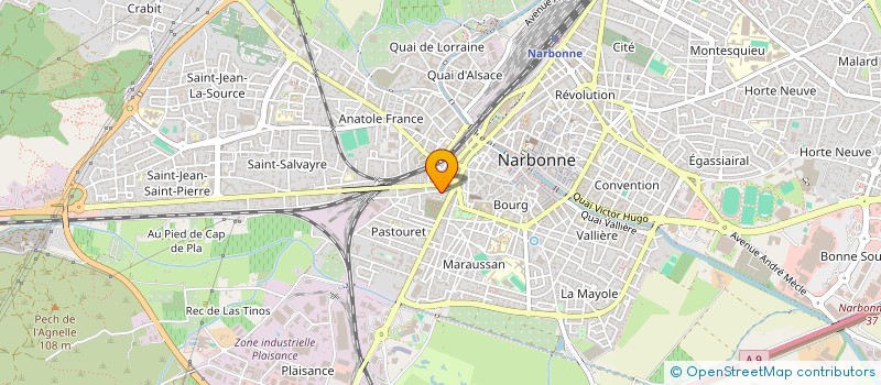 localisation de l'entreprise MADAME AGATHE MARTIGNY  NARBONNE