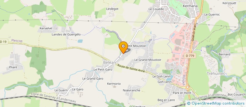 localisation de l'entreprise MADAME AGATHE MARTIN  PLESCOP