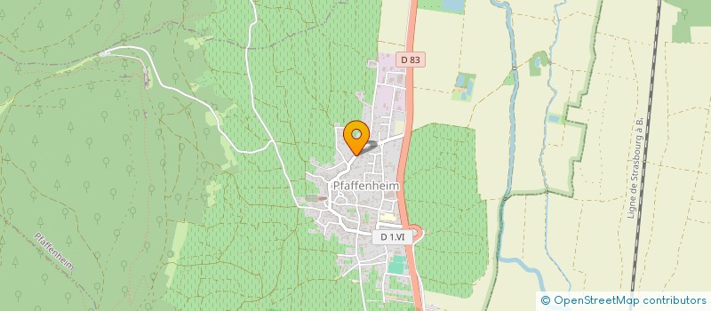 localisation de l'entreprise MADAME AGATHE MARTISCHANG  PFAFFENHEIM