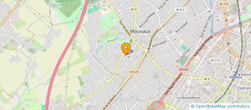 localisation de l'entreprise MADAME AGATHE MASSON  MOUVAUX