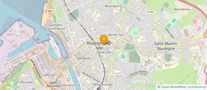 localisation de l'entreprise MADAME AGATHE MASUREL  BOULOGNE-SUR-MER