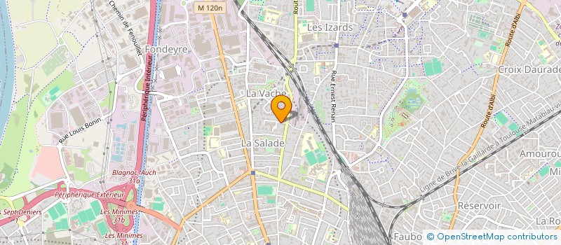 localisation de l'entreprise MADAME AGATHE MATHIOT  TOULOUSE