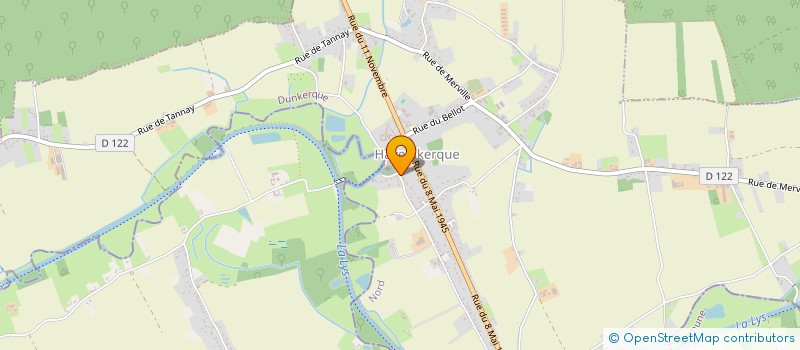 localisation de l'entreprise MADAME AGATHE MAYOLLE  HAVERSKERQUE