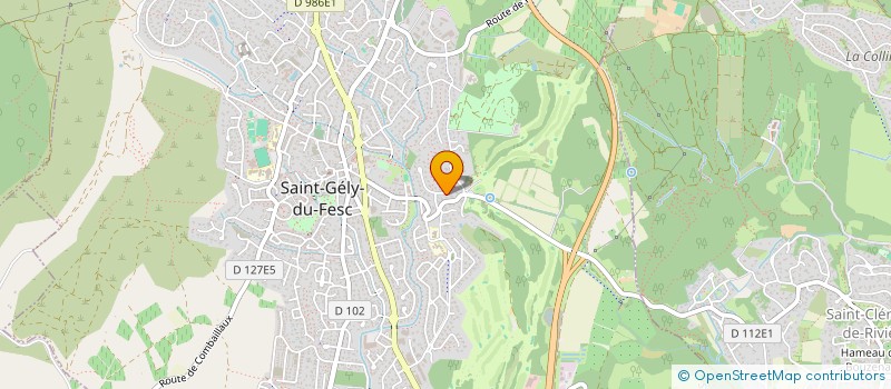 localisation de l'entreprise MADAME AGATHE MAZARS  SAINT-GELY-DU-FESC