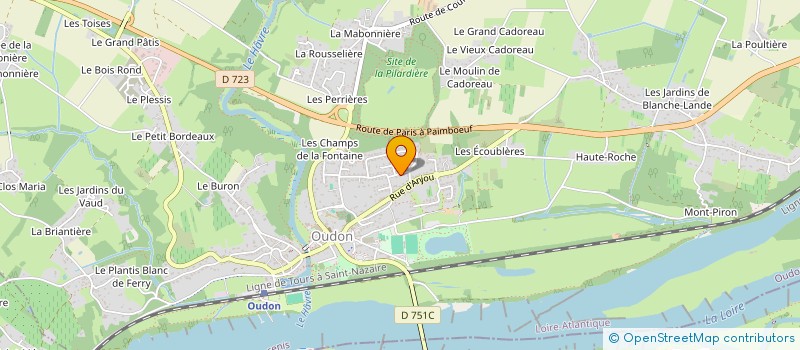 localisation de l'entreprise MADAME AGATHE MOISDON  OREE D'ANJOU