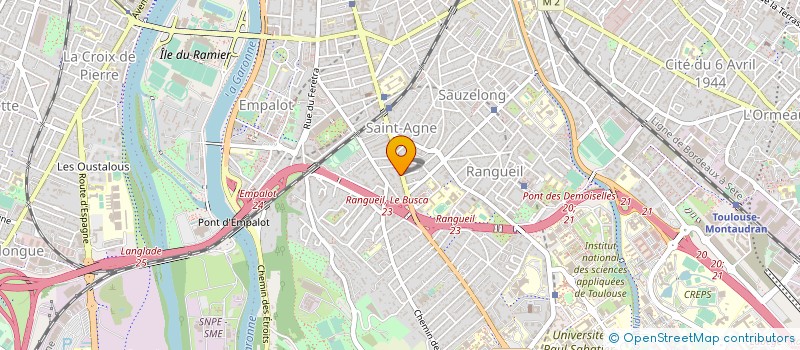 localisation de l'entreprise MADAME AGATHE MOREAU à TOULOUSE