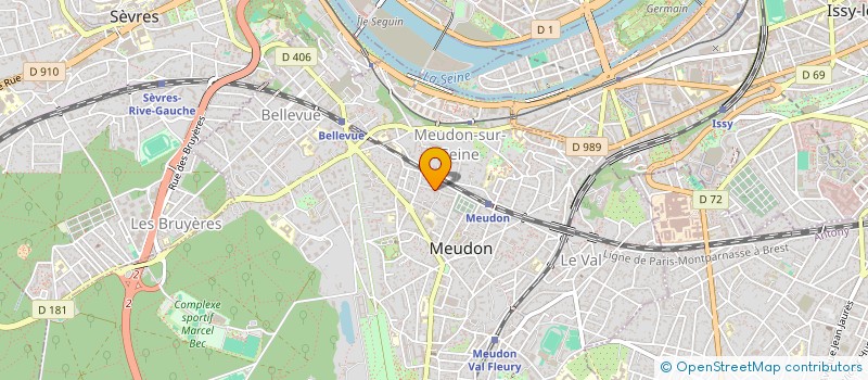 localisation de l'entreprise MADAME AGATHE MOREAU à MEUDON