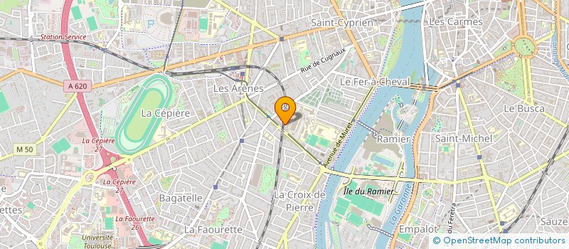 localisation de l'entreprise MADAME AGATHE MORVAN à TOULOUSE