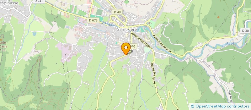 localisation de l'entreprise MADAME AGATHE NEUVILLE  SAINT-CERE