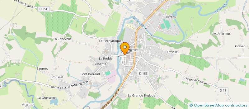 localisation de l'entreprise MADAME AGATHE OSSARD  EYMET