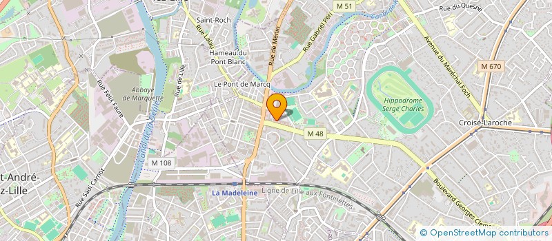localisation de l'entreprise MADAME AGATHE PAGLIANO à MARCQ-EN-BARŒUL