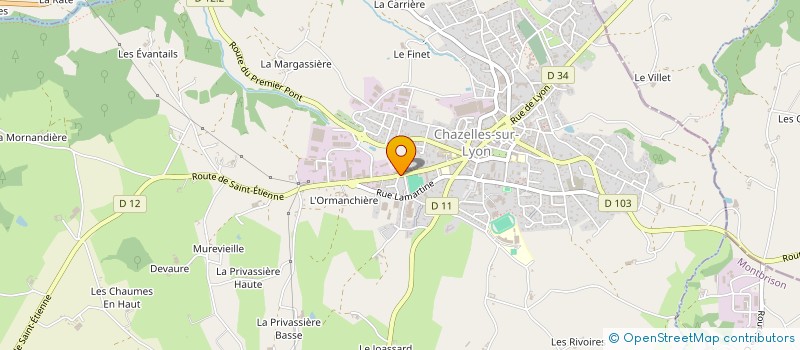 localisation de l'entreprise MADAME AGATHE PAILLEUX à CHAZELLES-SUR-LYON