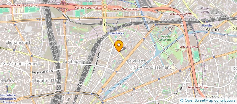 localisation de l'entreprise MADAME AGATHE PAJOT  AUBERVILLIERS