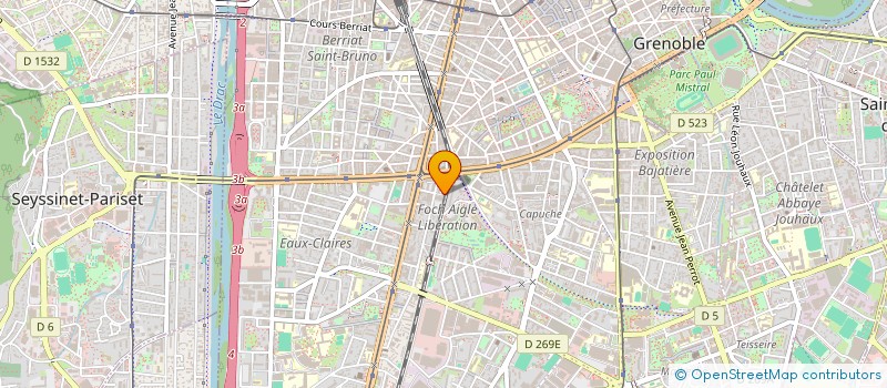localisation de l'entreprise MADAME AGATHE PAUL  GRENOBLE