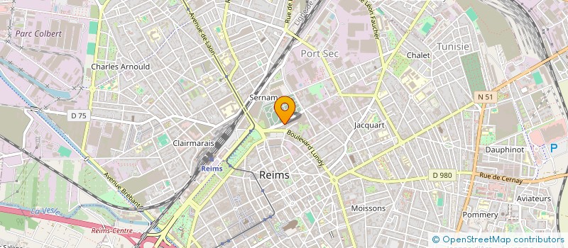 localisation de l'entreprise MADAME AGATHE PAVAGEAU  REIMS