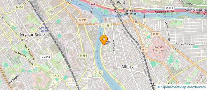 localisation de l'entreprise MADAME AGATHE PAVIOT  ALFORTVILLE