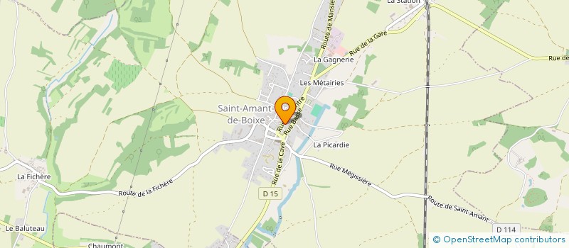 localisation de l'entreprise MADAME AGATHE PAYET à MONTIGNAC-CHARENTE
