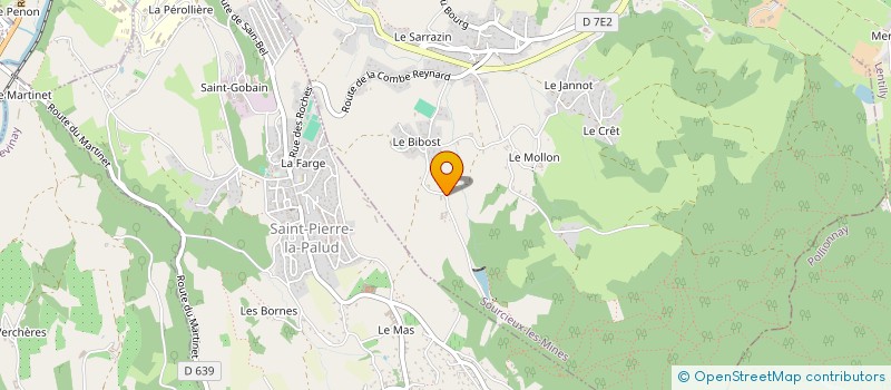 localisation de l'entreprise MADAME AGATHE PELLISSIER  SOURCIEUX-LES-MINES