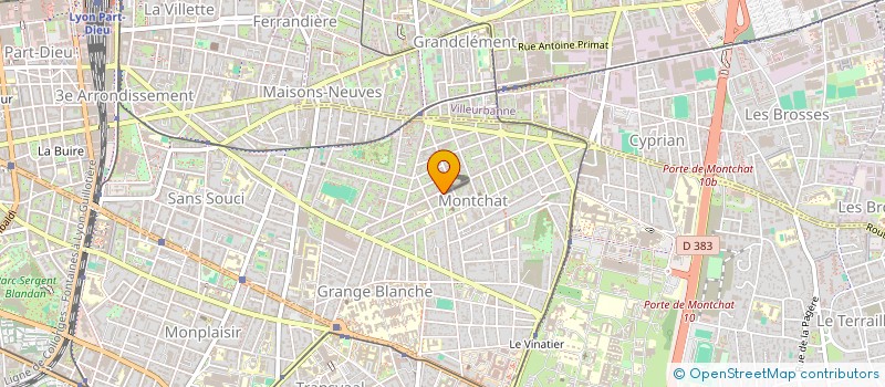 localisation de l'entreprise MADAME AGATHE PERON  LYON