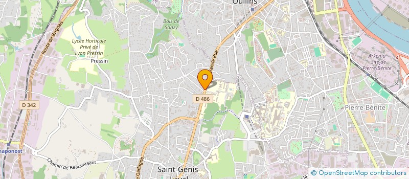 localisation de l'entreprise MADAME AGATHE PESCI à SAINT-GENIS-LAVAL