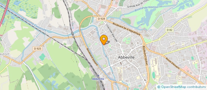 localisation de l'entreprise MADAME AGATHE PETIT à ABBEVILLE