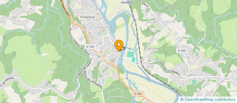 localisation de l'entreprise MADAME AGATHE PEYROTTE  USTARITZ