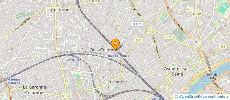 localisation de l'entreprise MADAME AGATHE PILLOT à BOIS-COLOMBES