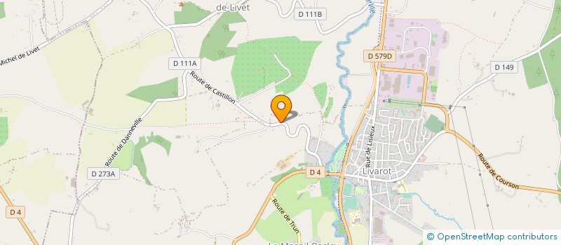 localisation de l'entreprise MADAME AGATHE PIQUOT  LIVAROT-PAYS-D'AUGE