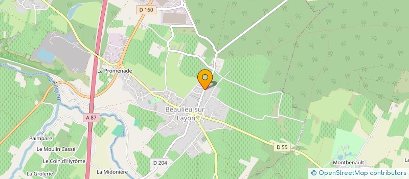 localisation de l'entreprise MADAME AGATHE PITHON  BEAULIEU-SUR-LAYON