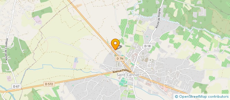 localisation de l'entreprise MADAME AGATHE PONCELET  SAINT-CANNAT