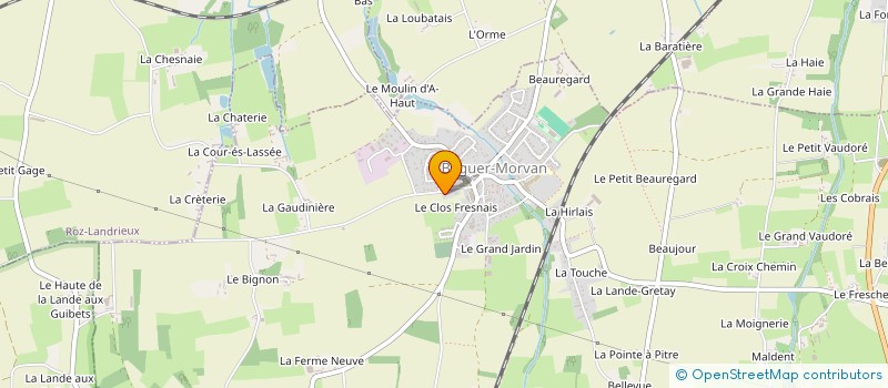 localisation de l'entreprise MADAME AGATHE POULAIN  BAGUER-MORVAN