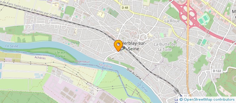 localisation de l'entreprise MADAME AGATHE POUPENEY à HERBLAY-SUR-SEINE