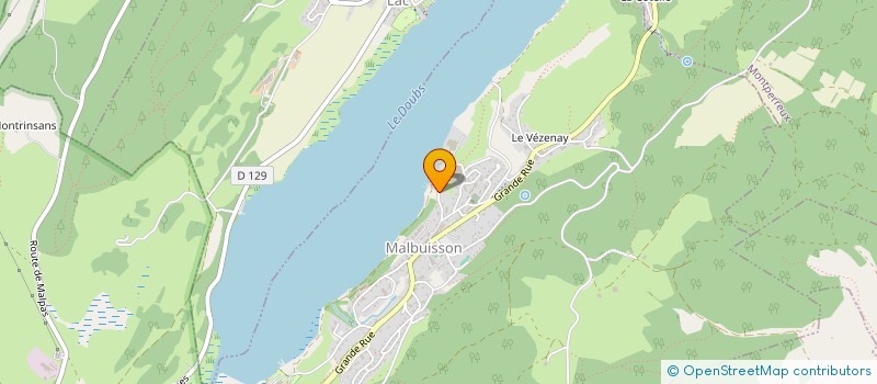 localisation de l'entreprise MADAME AGATHE POURCHET  MALBUISSON