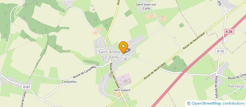 localisation de l'entreprise MADAME AGATHE PROBIN  SAINT-ANDRE-SUR-CAILLY