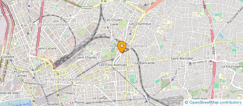localisation de l'entreprise MADAME AGATHE PROUTEAU à MARSEILLE