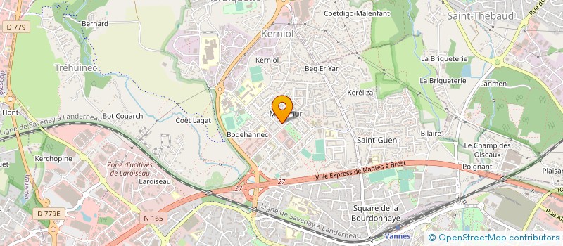 localisation de l'entreprise MADAME AGATHE QUELAVOINE  LOCQUELTAS