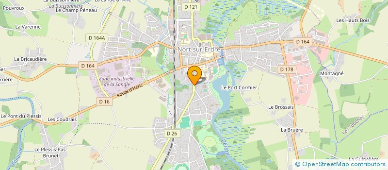 localisation de l'entreprise MADAME AGATHE RACINE  NORT-SUR-ERDRE